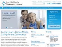 Tablet Screenshot of communitynurses.org